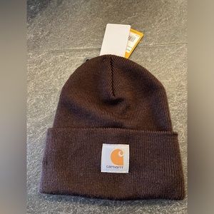Carhartt beanie, brand new, brown, one size